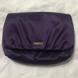 Satin mini clutch